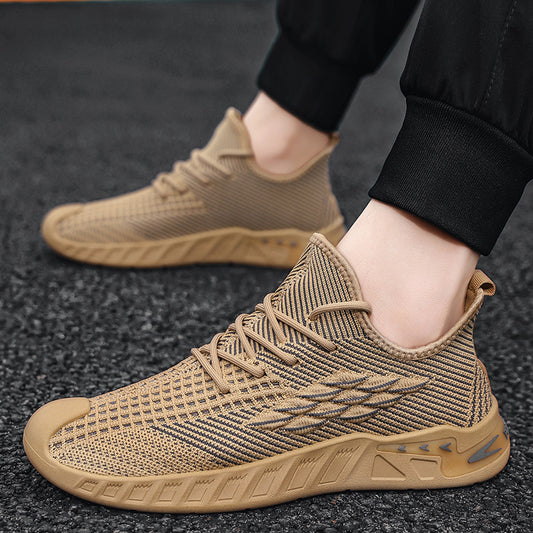 Men's Breathable Fly Woven Mesh Soft Bottom Casual Shoes