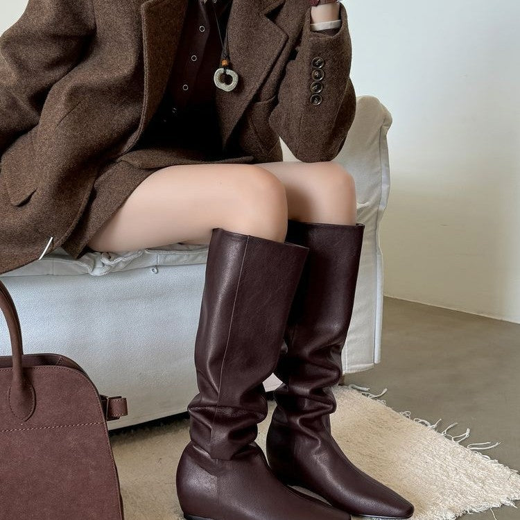 Black Brown Fashion Women's Boots