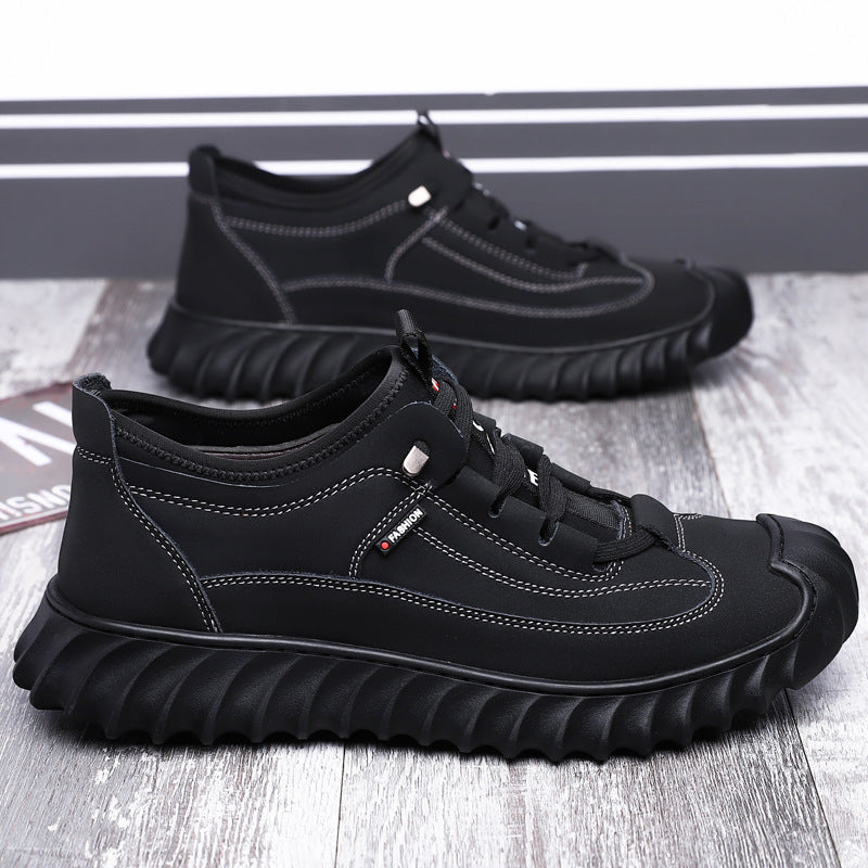 Fashion Soft Bottom Casual New Men's Sports Leather Shoes