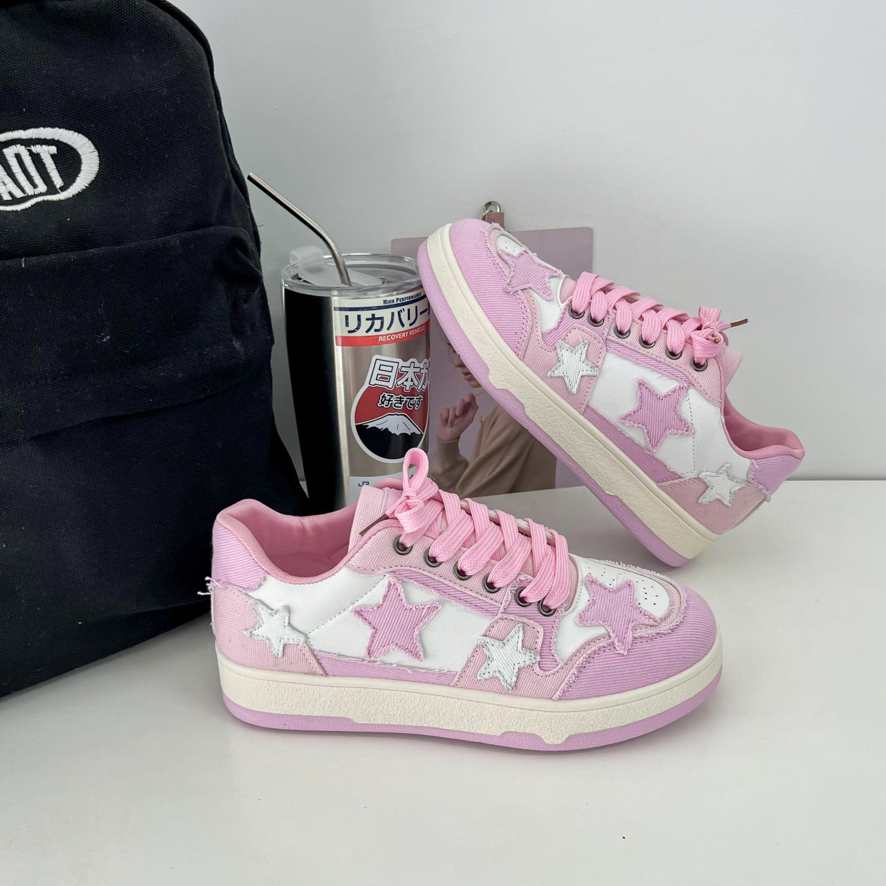 Artistic Style Casual Star Pattern Sneakers Spring And Autumn Series