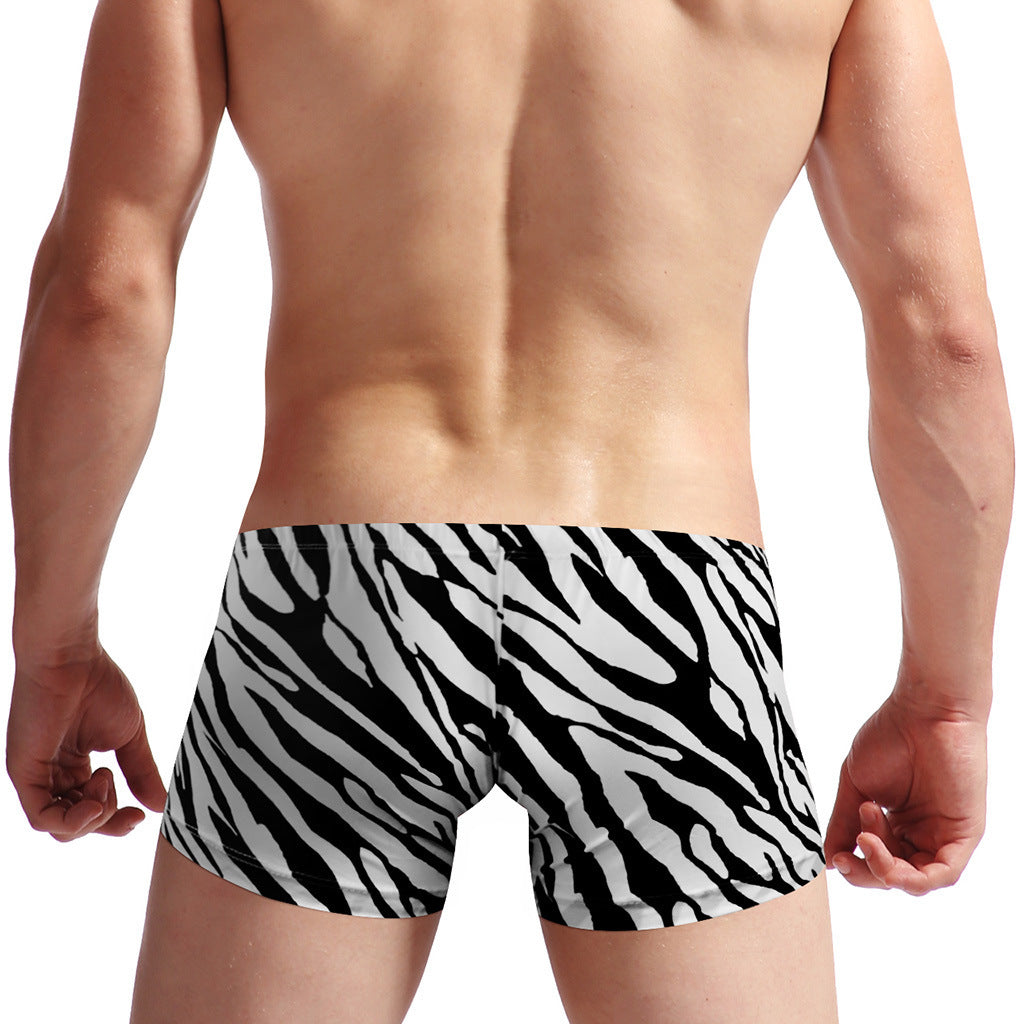 Men's Zebra Low Waist Twill Underpants