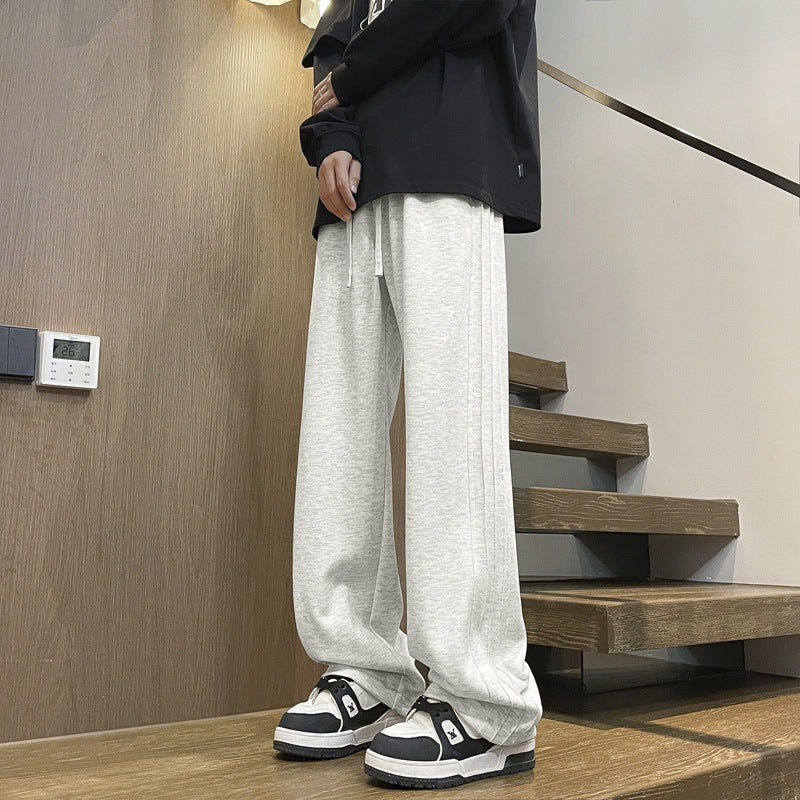 Men's Spring And Autumn Straight Loose Track Pants