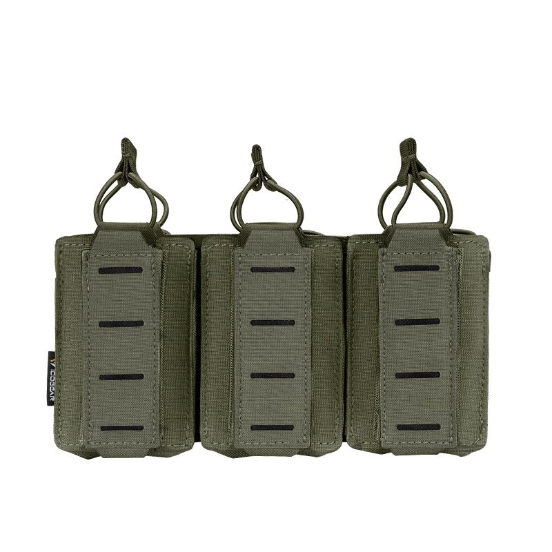 Triple Quick Pull Cover Open Double Layer Clip Set Tactical Front Panel Bag