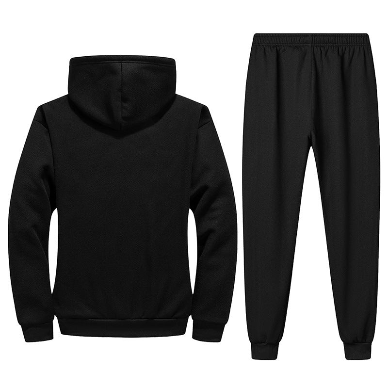 Autumn Winter Coat Pants Breathable Two-piece Casual