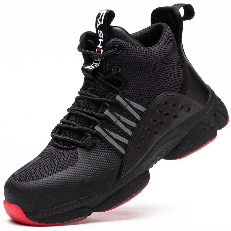 Rubber Cloth Men's Winter Wear-resistant Labor Protection Shoes