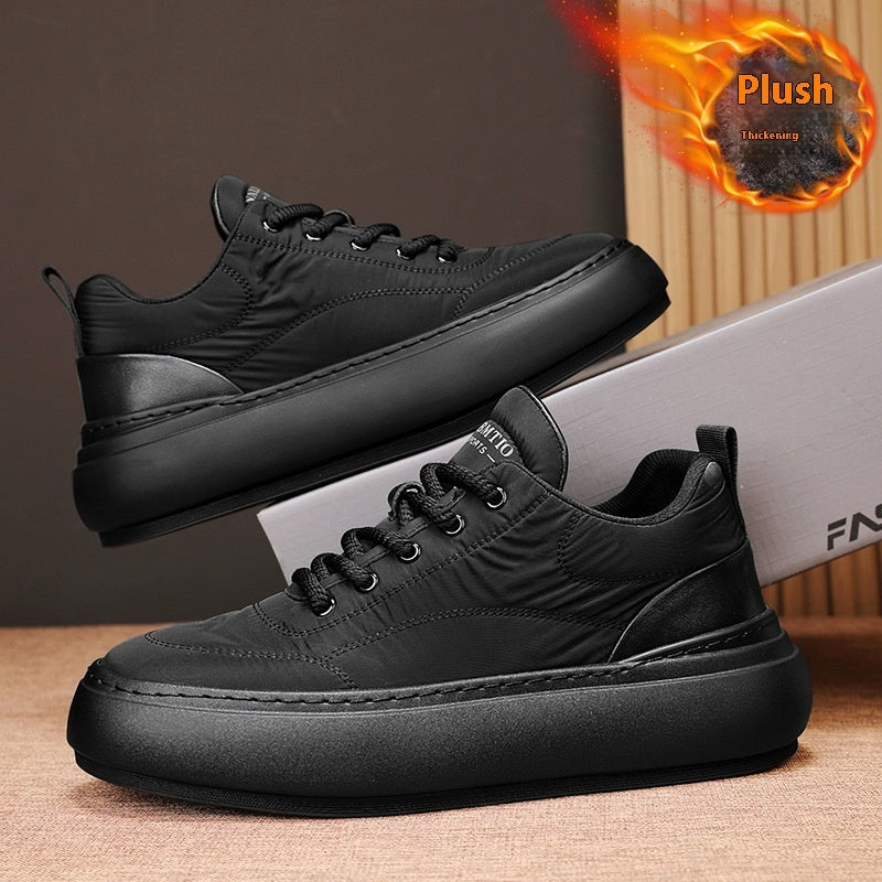 Men's Down Cloth Waterproof Warm Casual Shoes