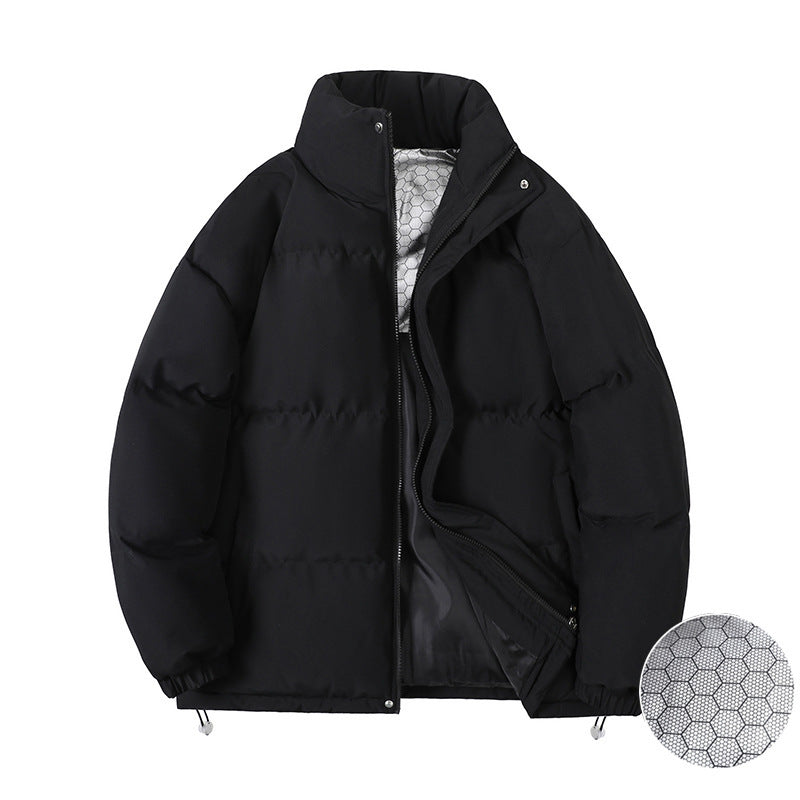 Couple Down Graphene Warm Quilted Jacket Loose Cotton-padded Jacket Tide