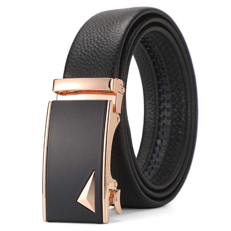 Genuine Leather Automatic Pure Leather Belt Boys