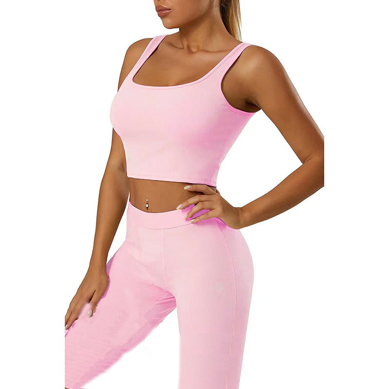 Vest Pants Sports Yoga Suit Women