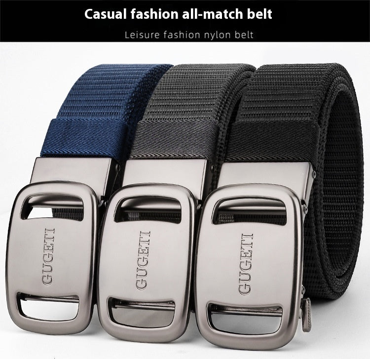 Men's Sports Outdoor Canvas Comfort Click Belt