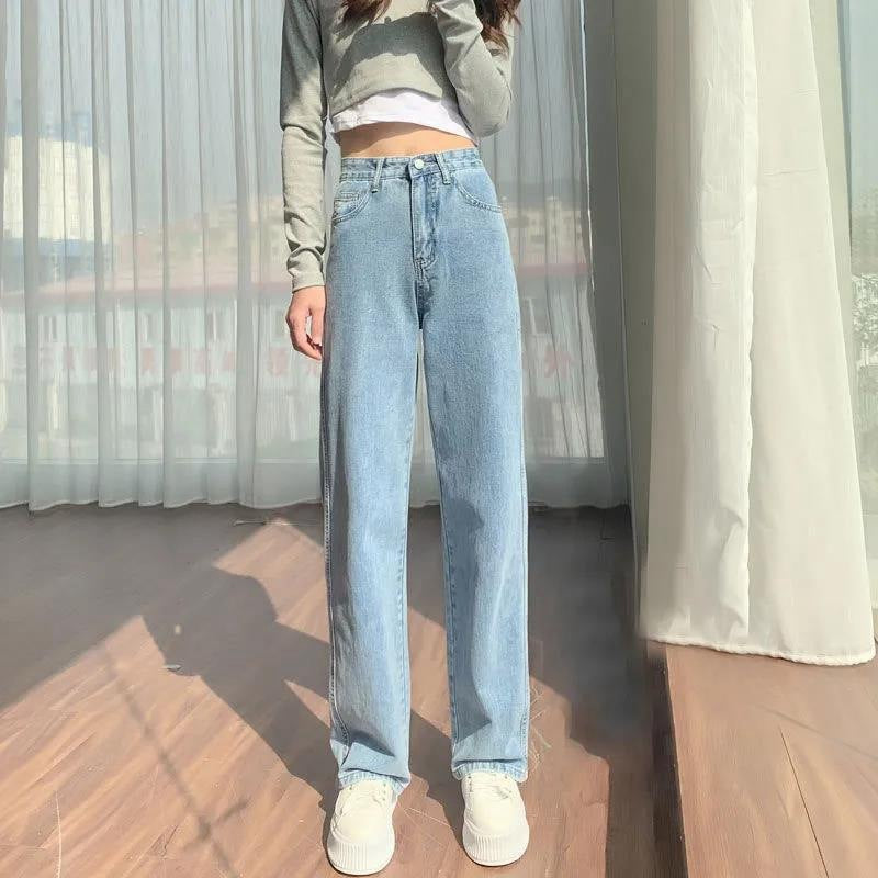 Versatile Korean Style Slimming And Straight Mop Pants