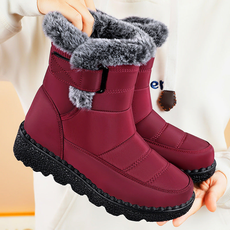 Women's Snow Boots Fleece Lined Padded Warm Keeping