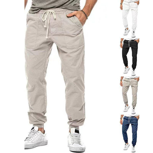 Spring And Autumn Men's Casual Pants Loose Tappered Trousers Leisure Sports Outdoor Overalls