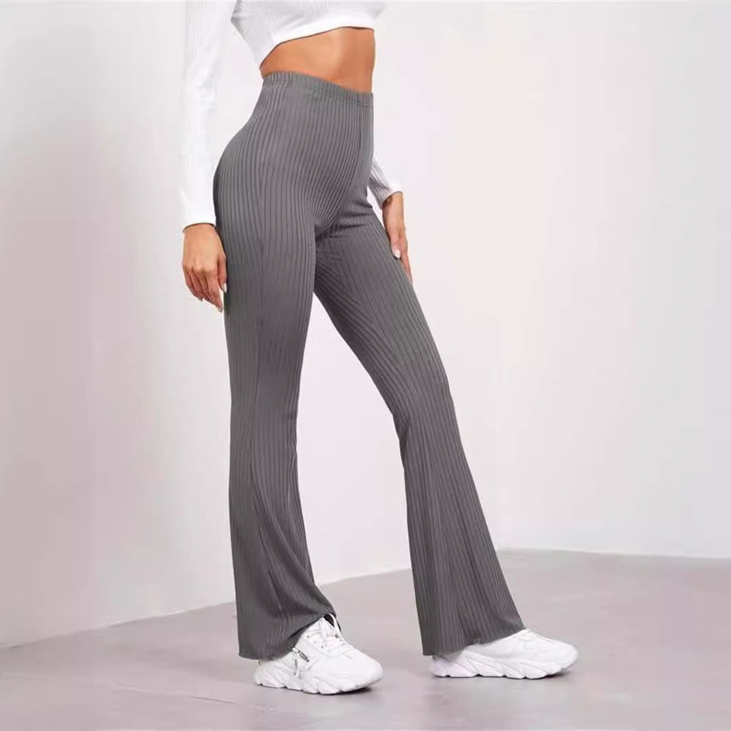 Horn High Waist Yoga Pants Sports Trousers