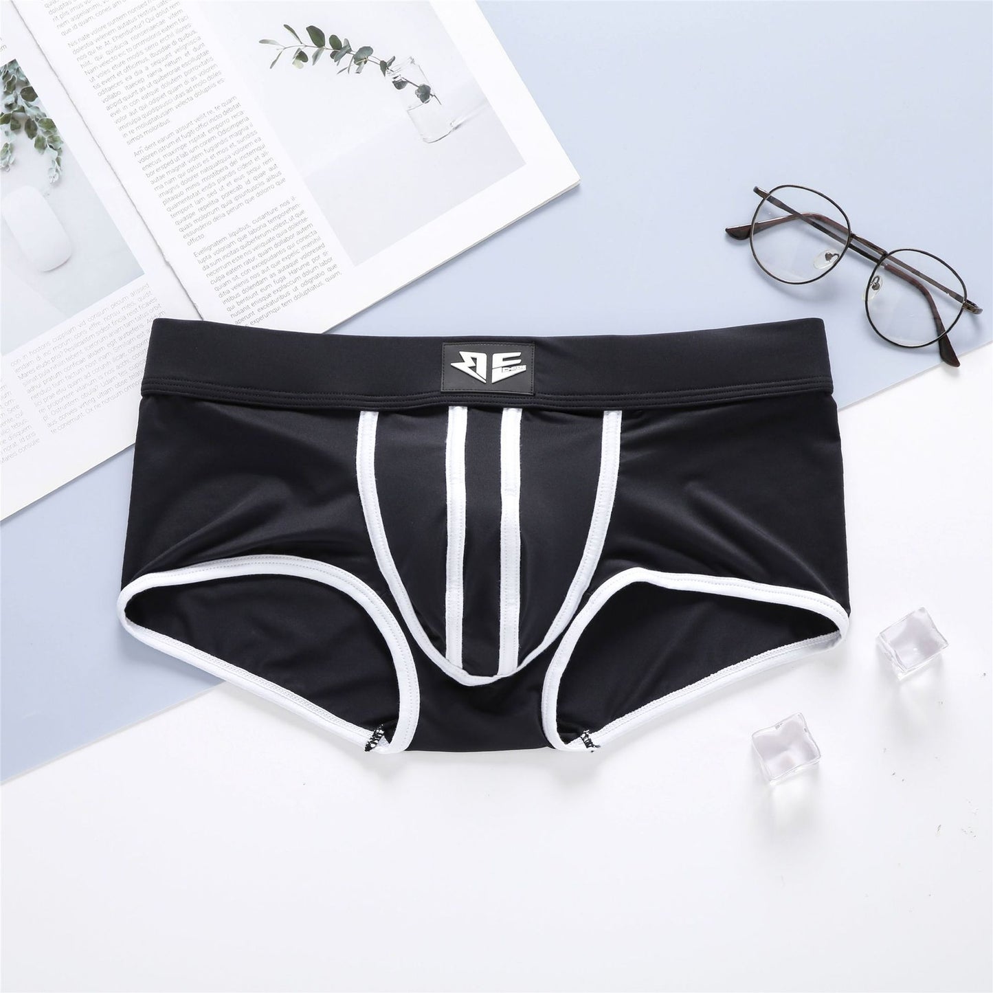 Men's Summer Thin Milk Silk Breathable Low Waist Underwear