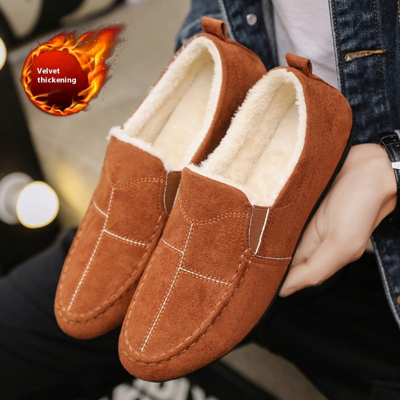 All-matching Fleece-lined Warm Men's Casual Shoes