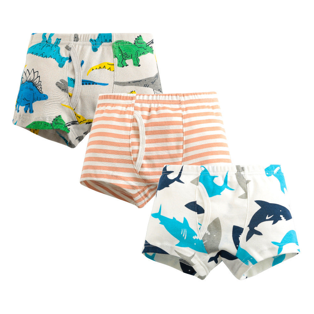 Thread Pure Cotton Children Boxer Briefs