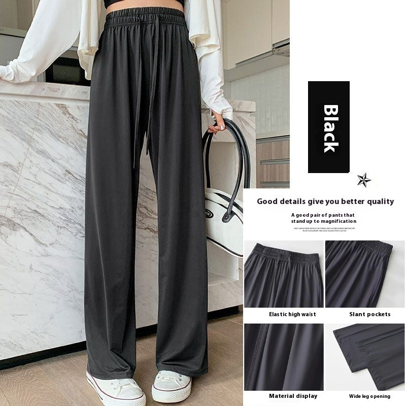 Women's Casual Loose Ice Silk Sunscreen Pants