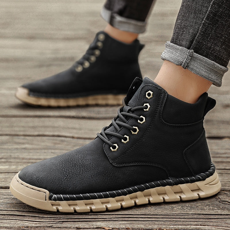 Autumn And Winter High-top Velvet Thermal Wear-resistant Non-slip Leisure Boots