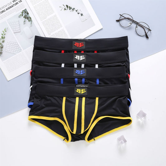 Men's Summer Thin Milk Silk Breathable Low Waist Underwear