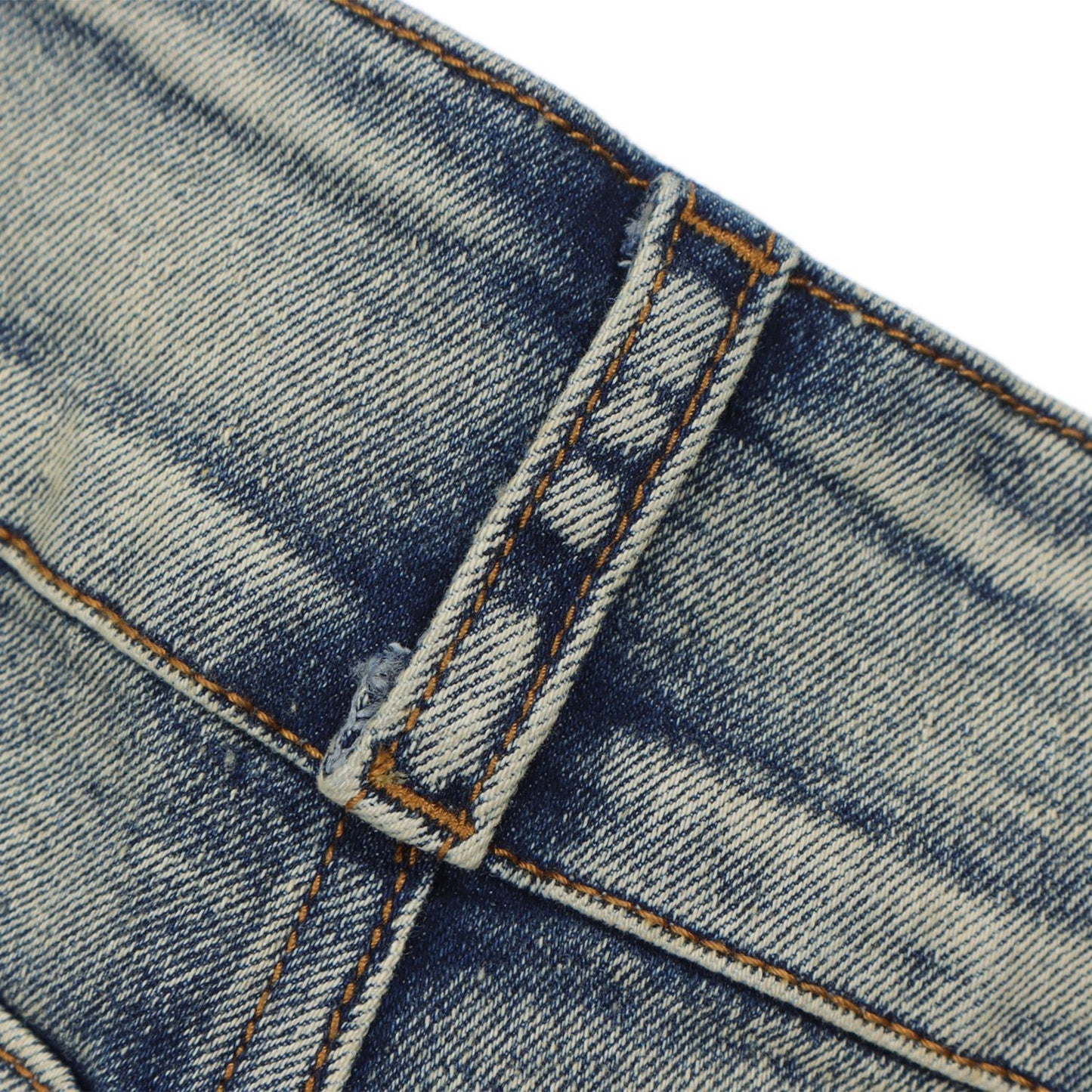 Denim Washed Short Slimming Pants