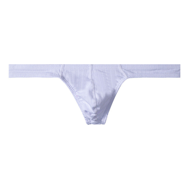 Low Waist Cotton Underwear High Fork Convex Bikini Trendy Men's Briefs