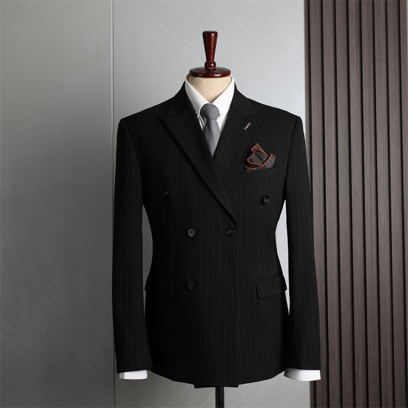 Double Breasted Suit Suit Men's