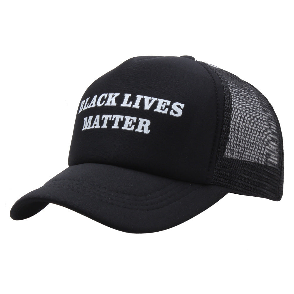 BLACK LIVES MATTER Printed Baseball Cap