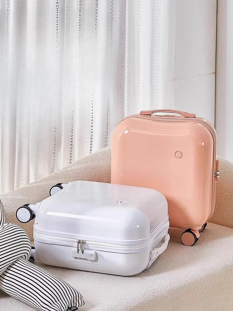 Mini Cute Suitcase Ladies Small Lightweight Luggage Boardable Trolley Case Universal Silent Wheel Suitcase For Children