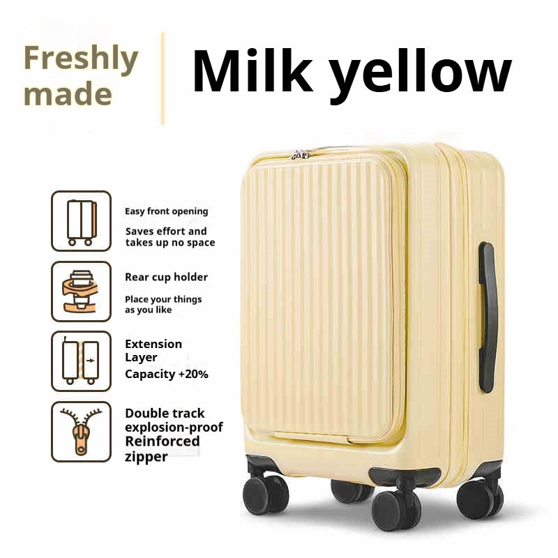 Expandable Multi Lever 20 Inch Suitcase