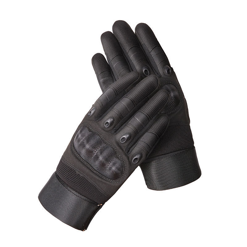 Carbon Fiber Shell Cut-resistant Wear-resistant Fighting Sports Training Non-slip Foreign Trade CS Tactical Gloves