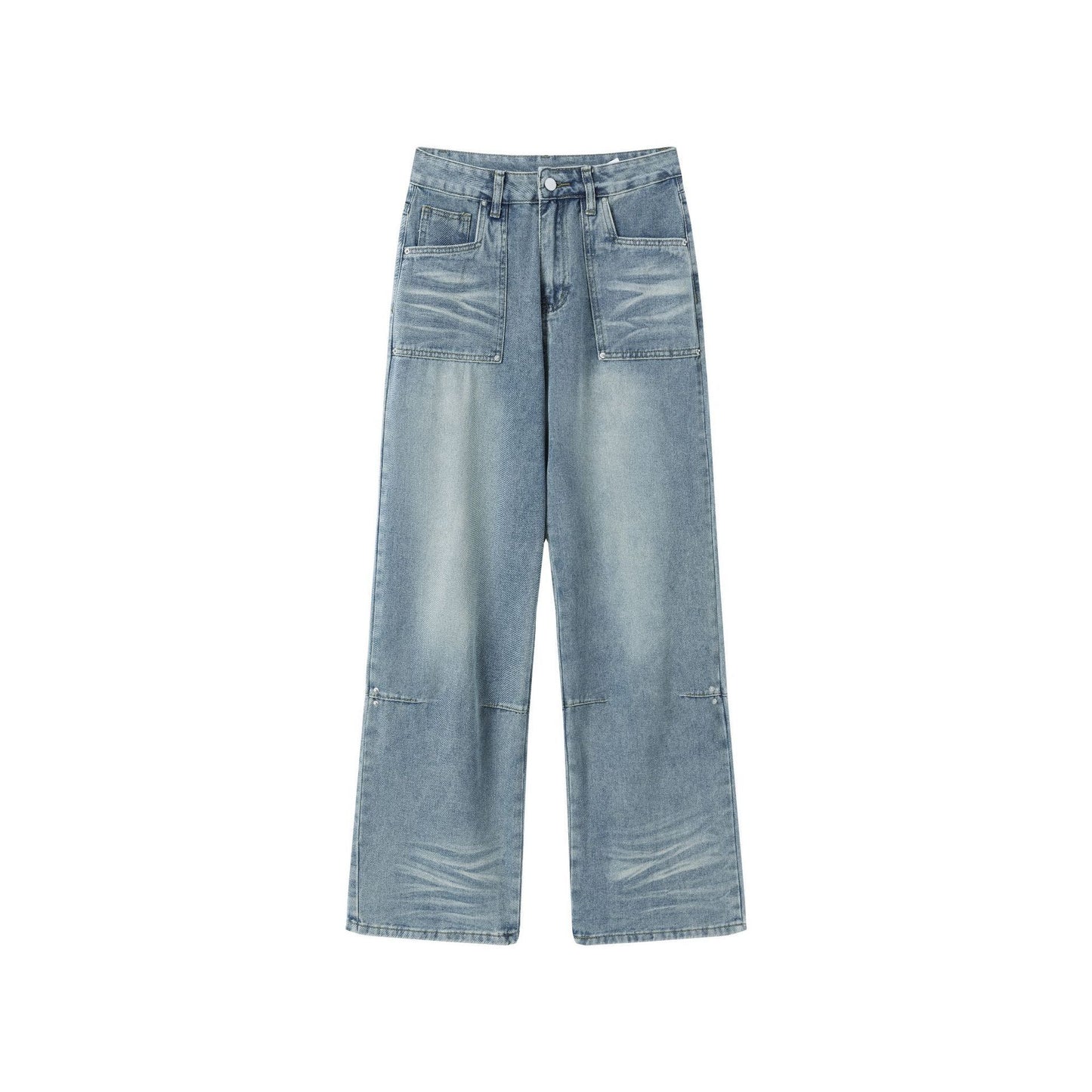 American Retro Street Design Jeans