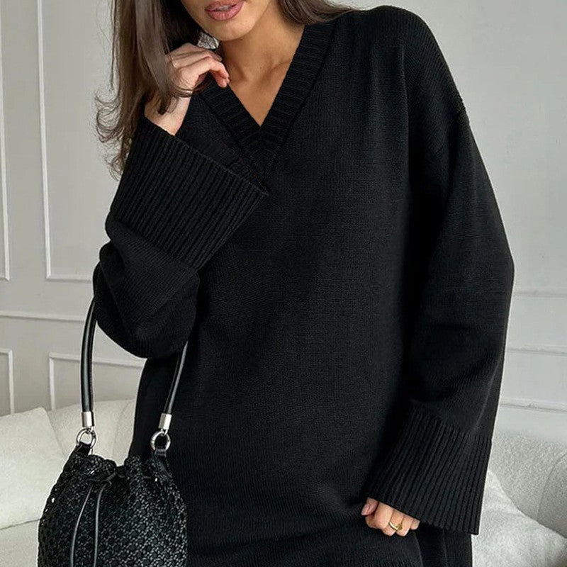 Loose Casual Mid-length Sweater