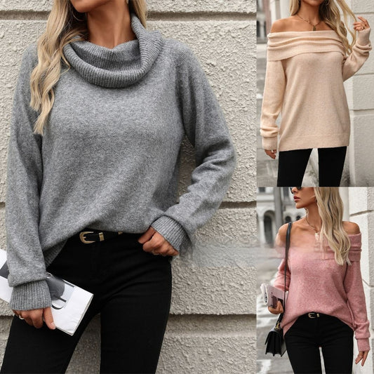 Women's Loose Long-sleeved Sweater