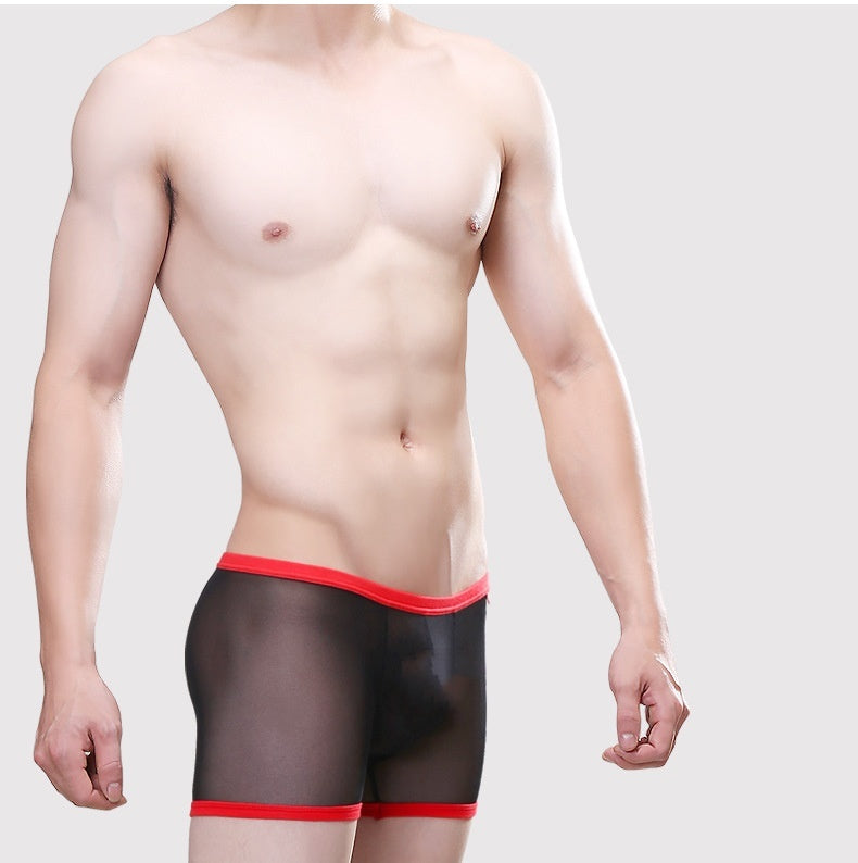 Breathable High Elastic Mesh Men's Boxers Underpants