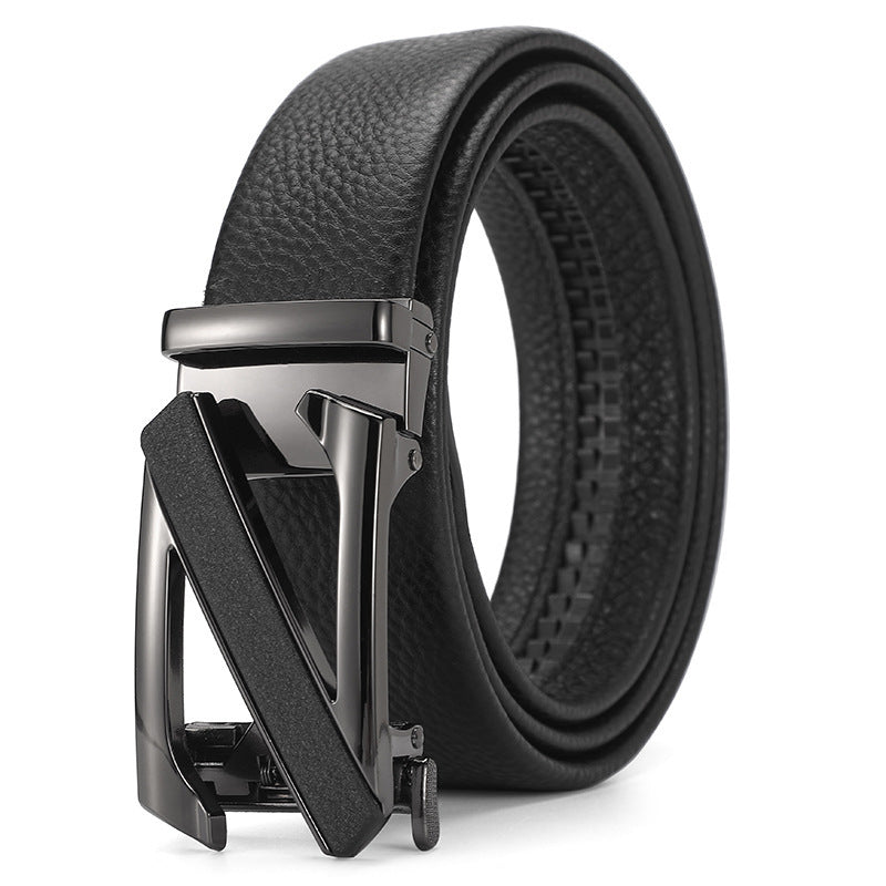 Genuine Leather Automatic Pure Leather Belt Boys