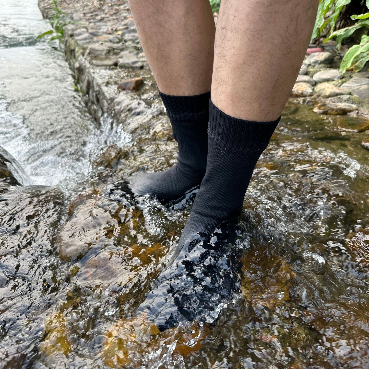 Long Tube Waterproof Socks Hiking Wading Outdoor Camping Cycling