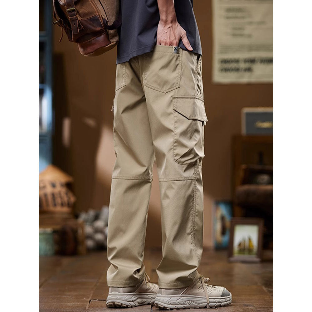 American Fashion Brand Workwear Men's Spring And Autumn Loose Straight Wide-leg Pants