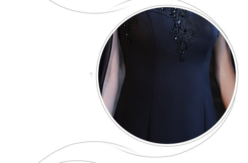 Black Evening Dress For Women With A High-end Feel