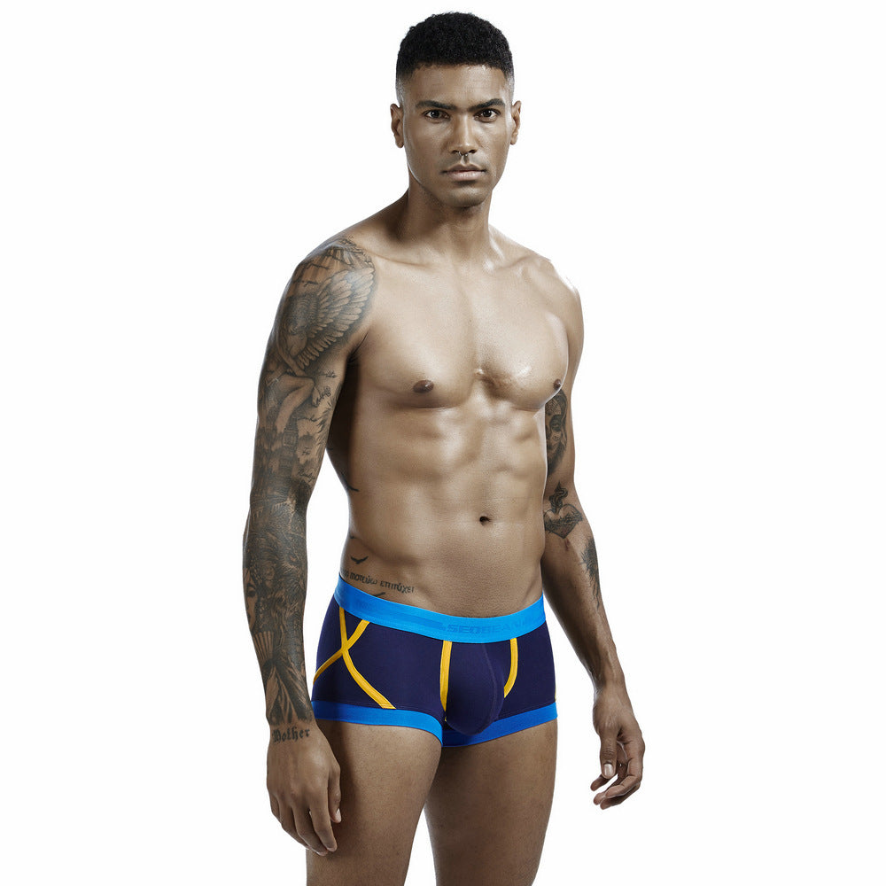 Men's Cotton Boxers Low Waist Panties