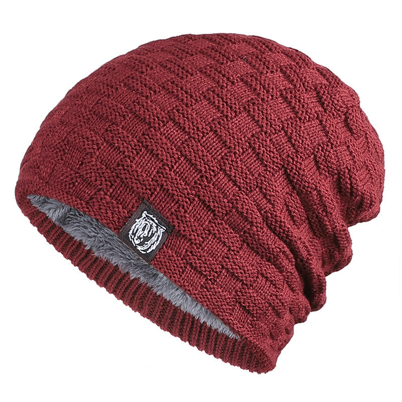 Tiger Label Fleece Warm Men's Hat