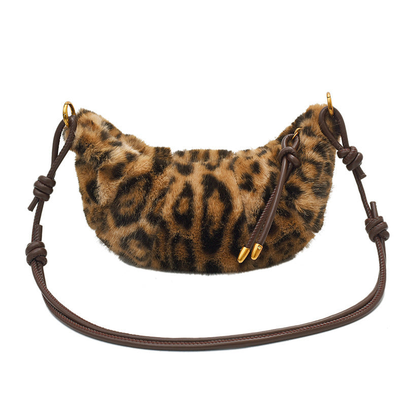 New Fall Winter Fashion Plush Shoulder Bag