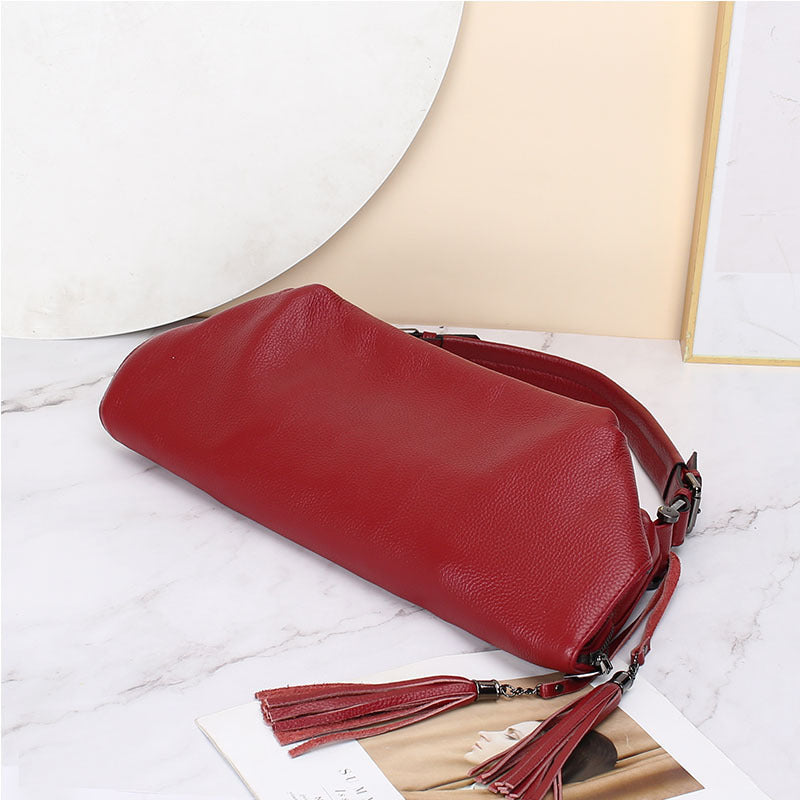 Women's First Layer Cowhide Shoulder Bag