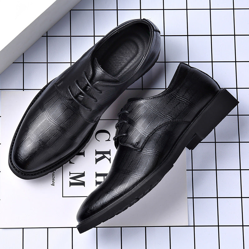 Genuine Leather Men's Formal Wear Plus Size Shoes