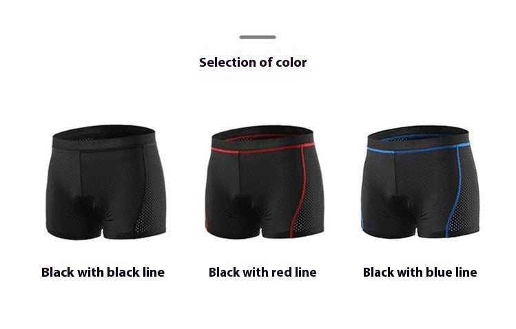 Breathable Cycling Pants Sports Underwear Men's Thickened Shock-absorbing Silica Gel Pad Cycling Shorts