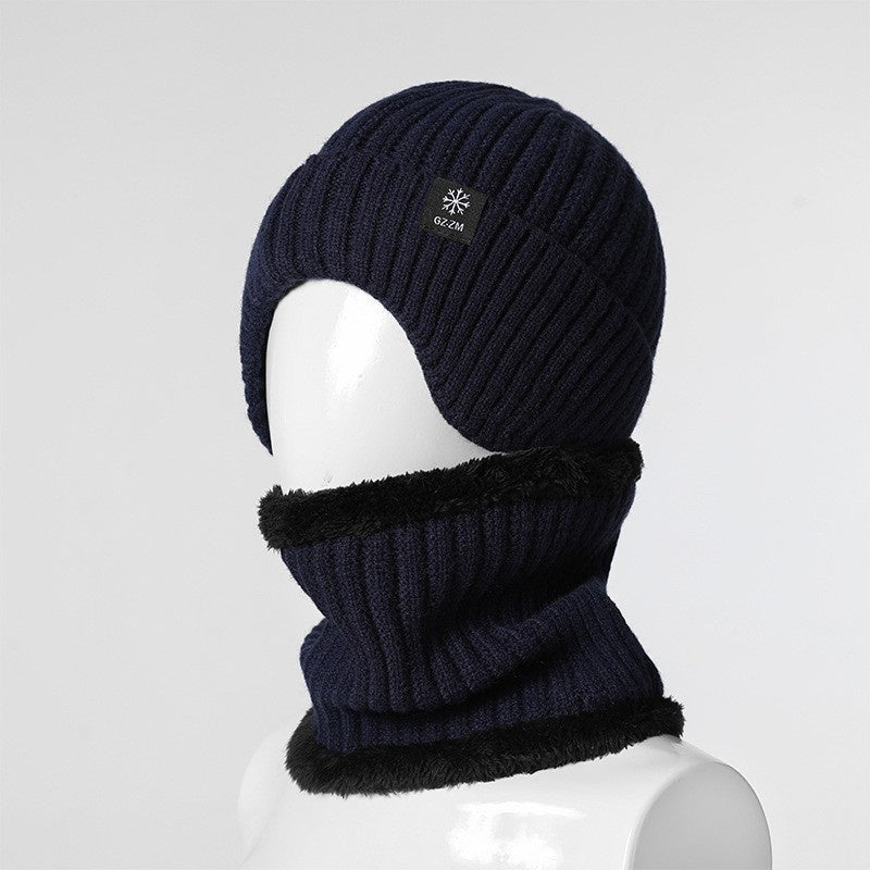 Middle-aged And Elderly People's Hats Men's Winter Warm Wool Hat Ear Protection