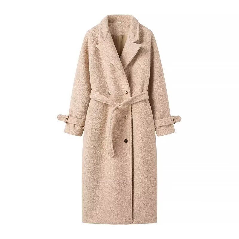 Women's Woolen Fashion Loose Overcoat Coat