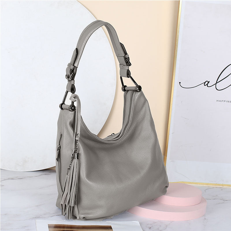 Women's First Layer Cowhide Shoulder Bag