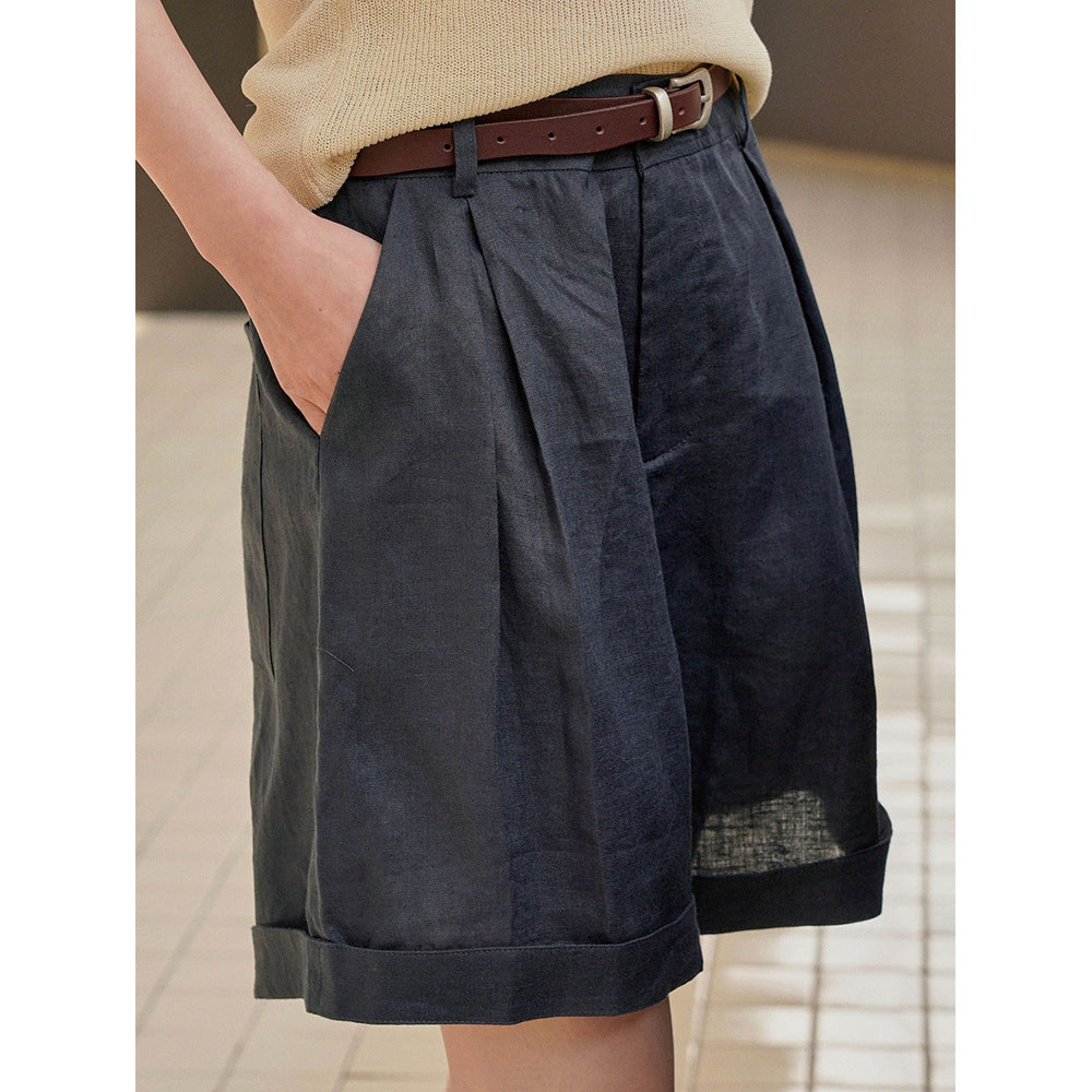 Wide Leg Loose Slimming Casual Hot Pants For Women