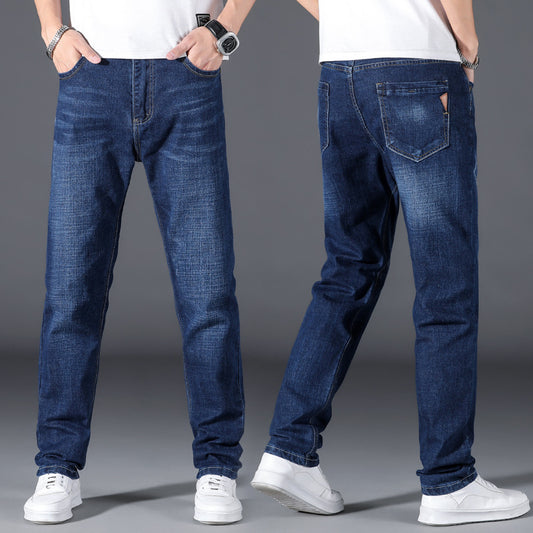 Summer Thin Jeans Men's Loose Straight